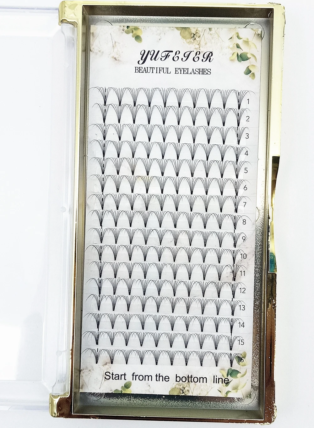 Eyelash Extension Russian - HBZGTLAD 16 Líneas de Pestañas de