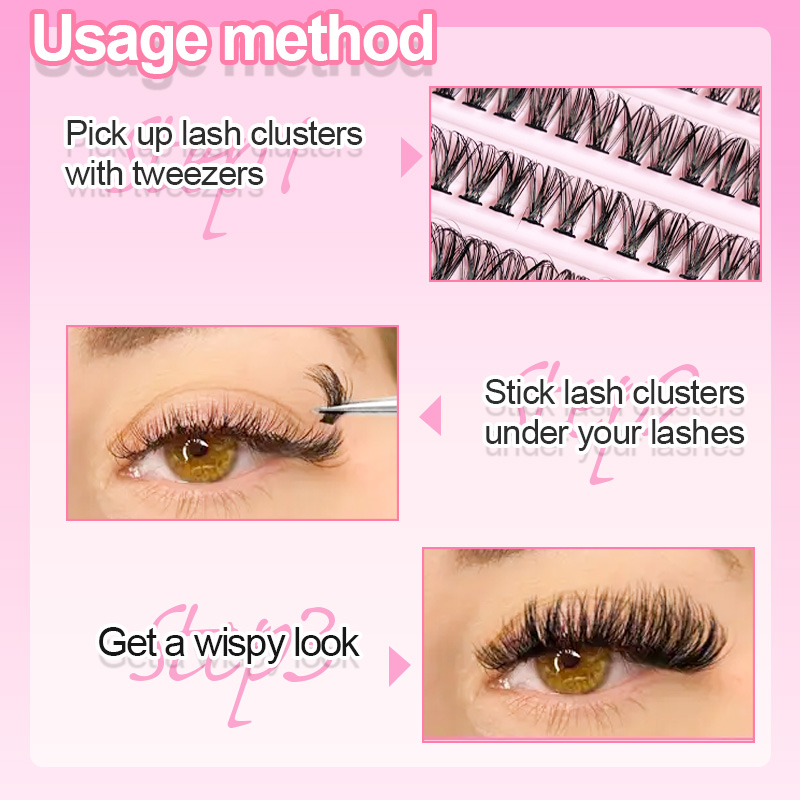 Pestañas individuales Tuft de  - Eyelash Extension Natural Look reseña y precio