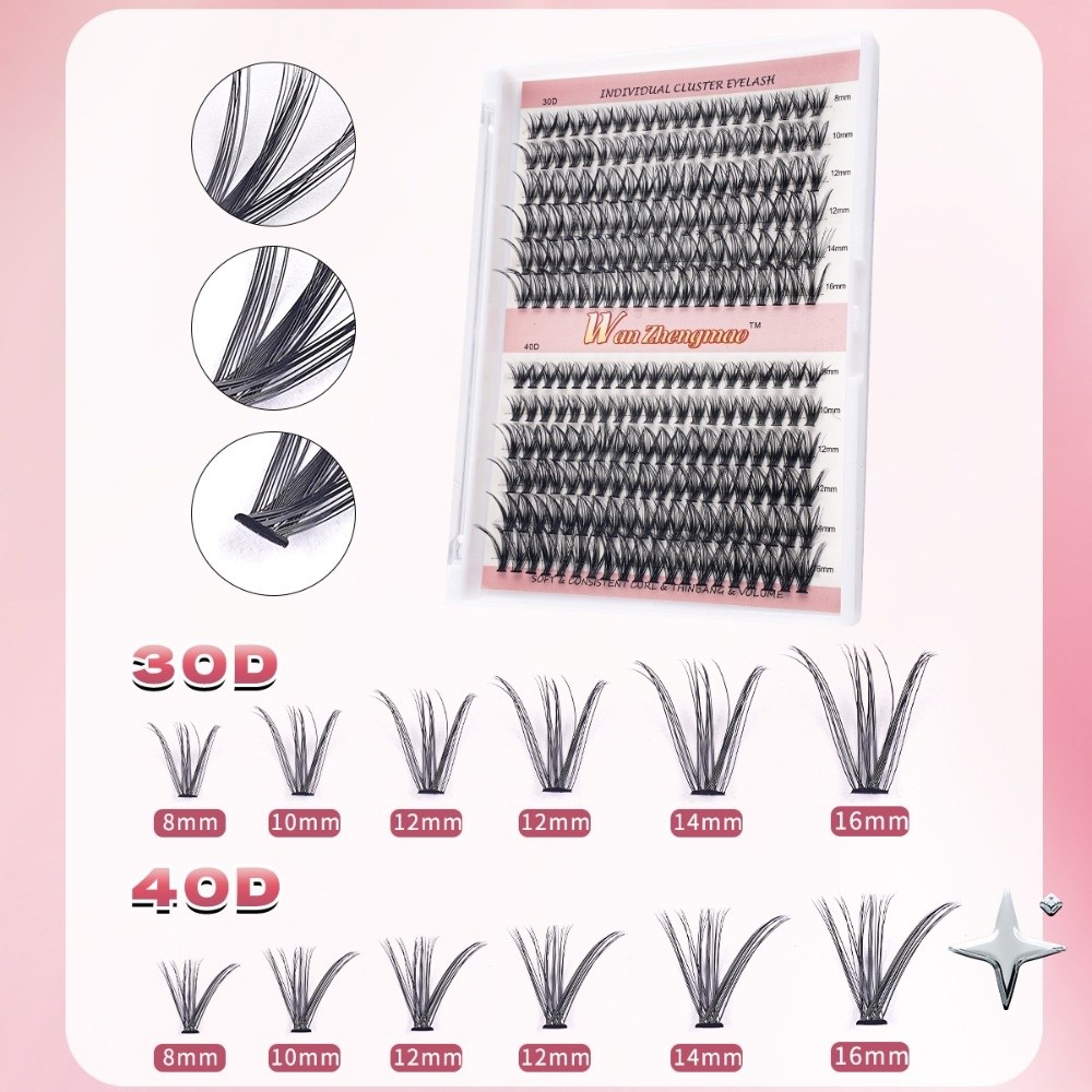 Pestañas Postizas de 8-16 mm d - Eyelash Extension Natural Look reseña y precio