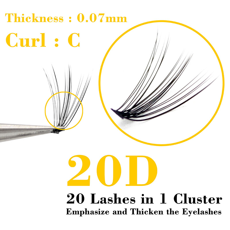 Kimcci 60 mechones extensión d - Eyelash Extension Russian reseña y precio